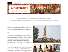 Tablet Screenshot of dharmajiva.org